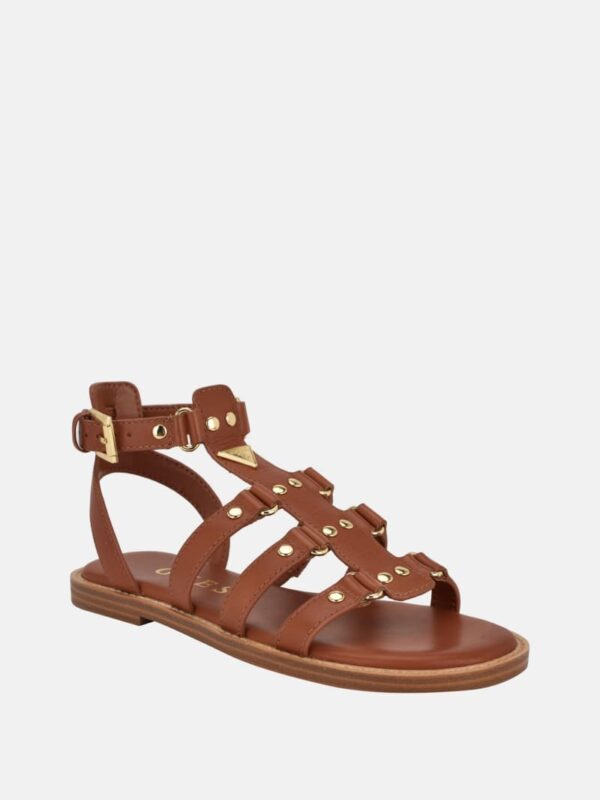 graydee studded strap sandals