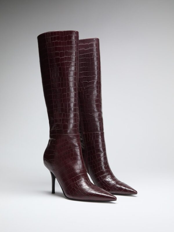gressa knee high faux leather boots