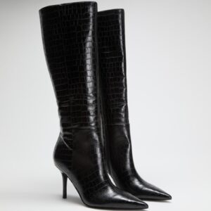 gressa knee high faux leather boots