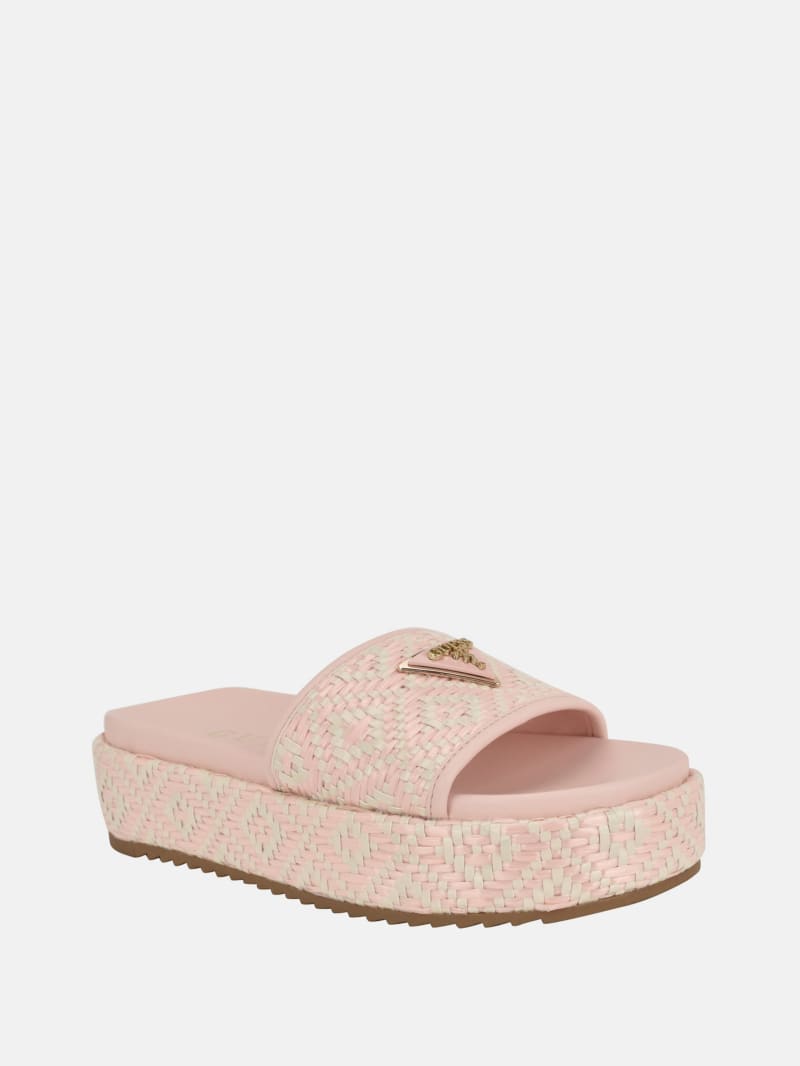longoh raffia platform slide sandals longoh raffia platform slide sandals
