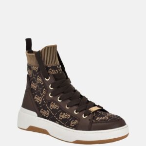 quattro g knit high top sneakers