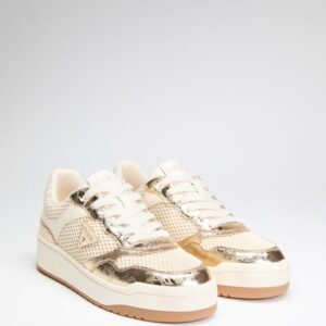 miram low top metallic sneakers