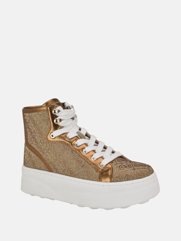 rhinestone quattro g high top sneakers