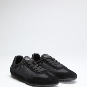 faux leather sneakers