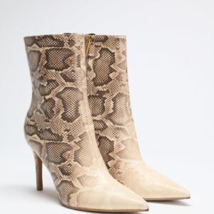 richly faux leather booties