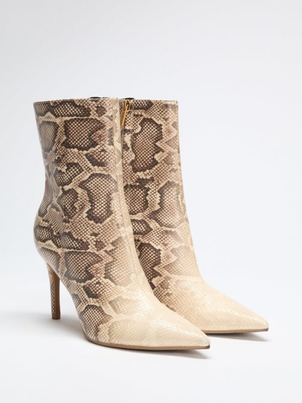 richly faux leather booties