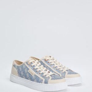 sandie faux leather sneakers