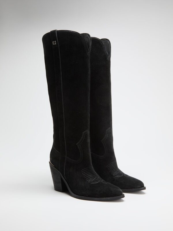 sashan suede knee high boots