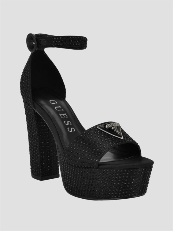 setona rhinestone platform heels