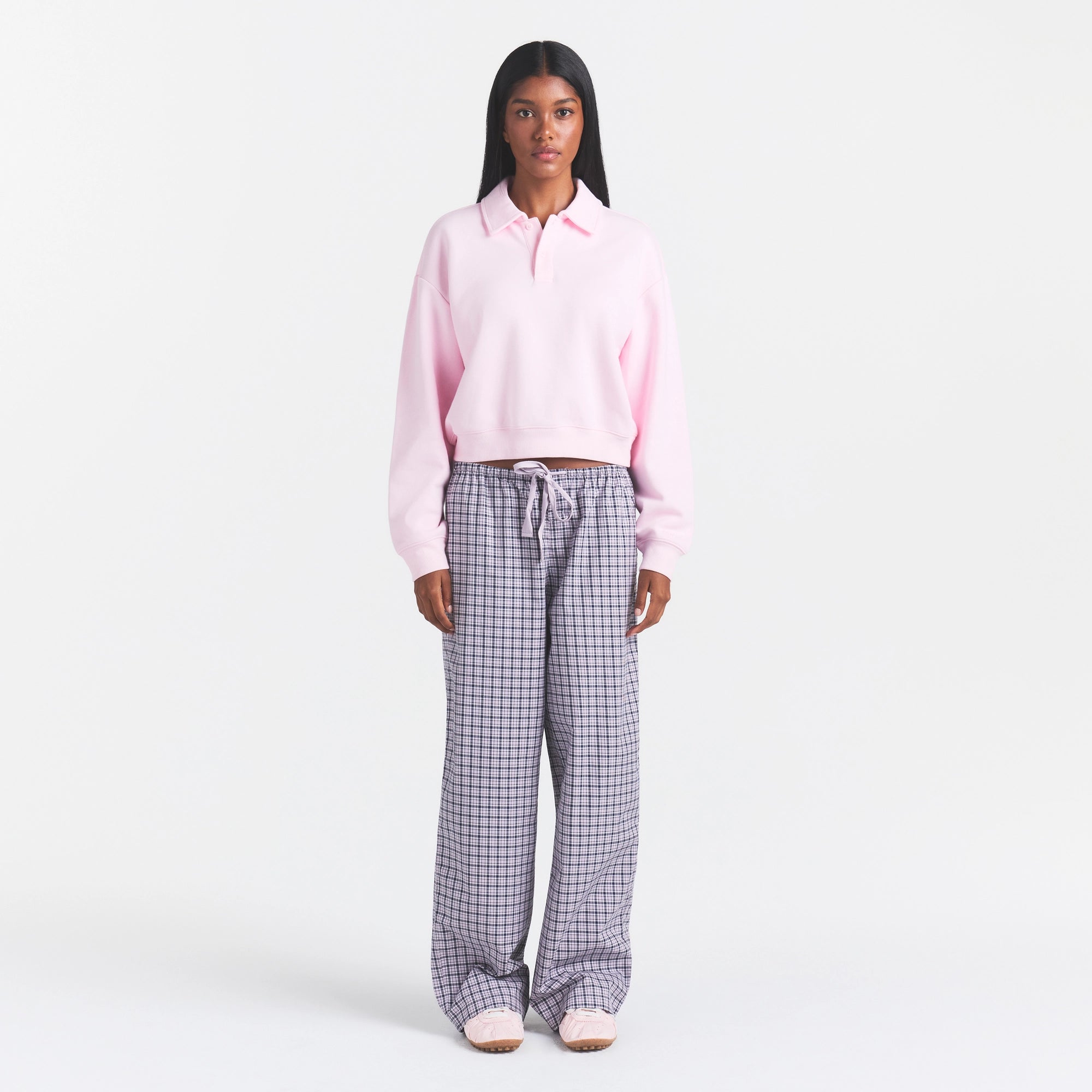 cotton fleece polo sweatshirt cotton fleece polo sweatshirt