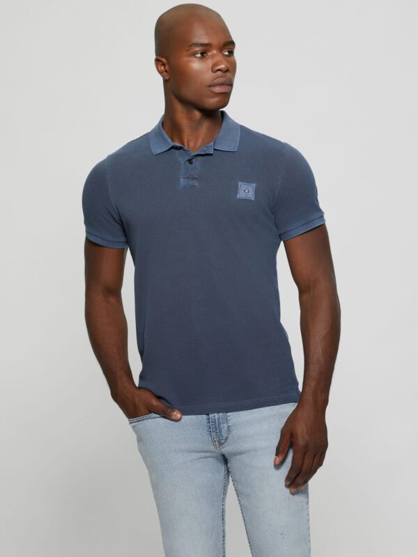 eco washed polo