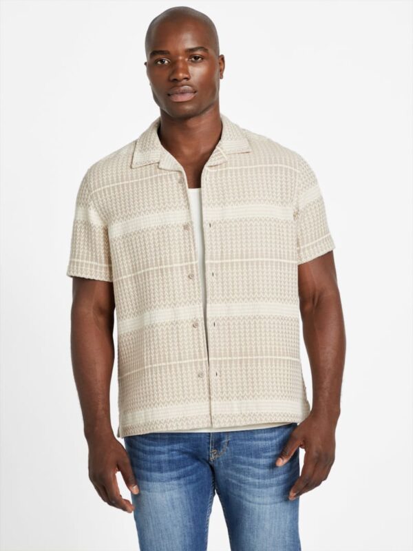 arrow jacquard shirt