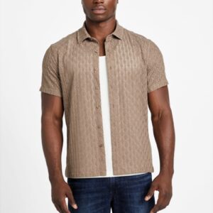 reeves perforated woven shirt