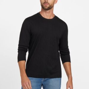 textured knit long sleeve top