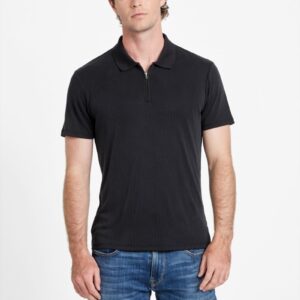 union rib knit polo