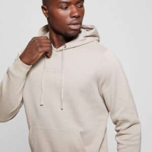 eco roy embossed guess hoodie