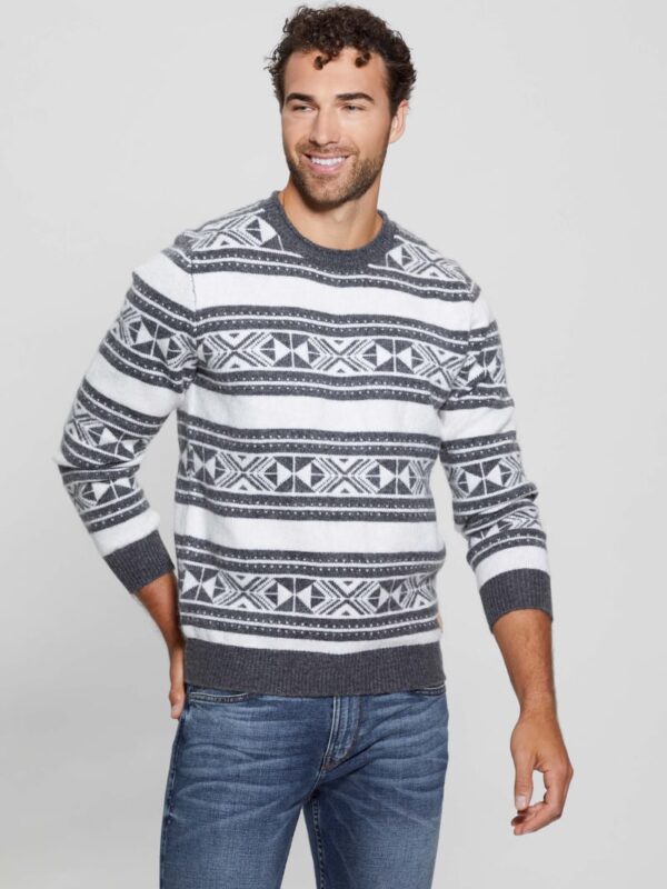eco ezekiel jacquard sweater