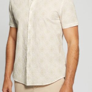 mosaic embroidered shirt