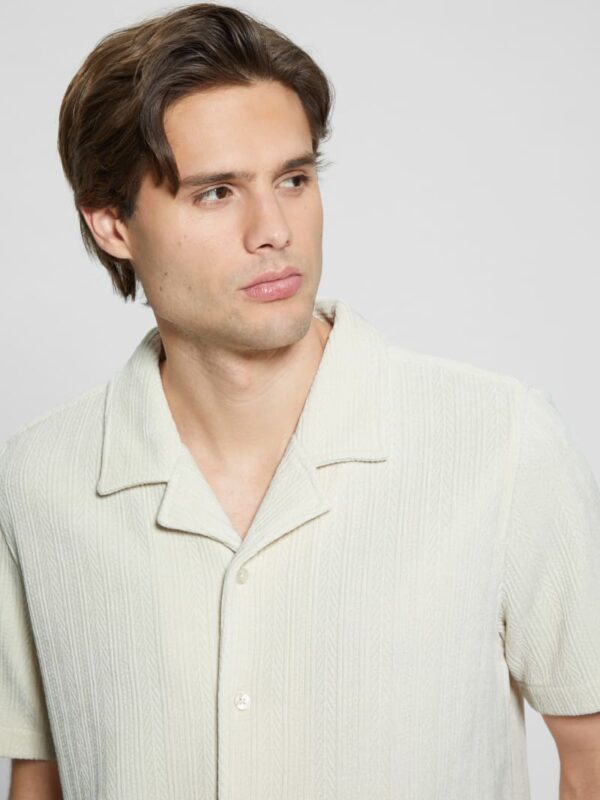 imperial textured knit shirt