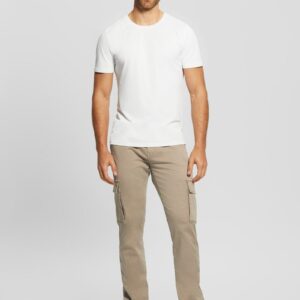 sateen coated cargo pants