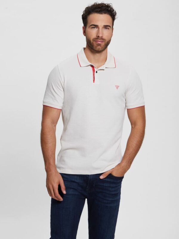 eco stretch pique polo
