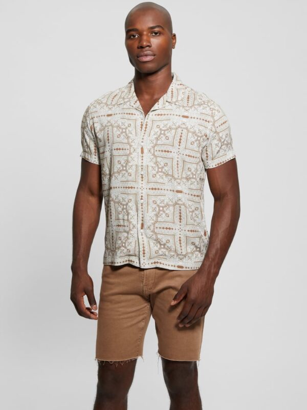 eco rayon tile shirt