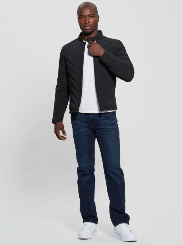 eco stretch nylon padded jacket