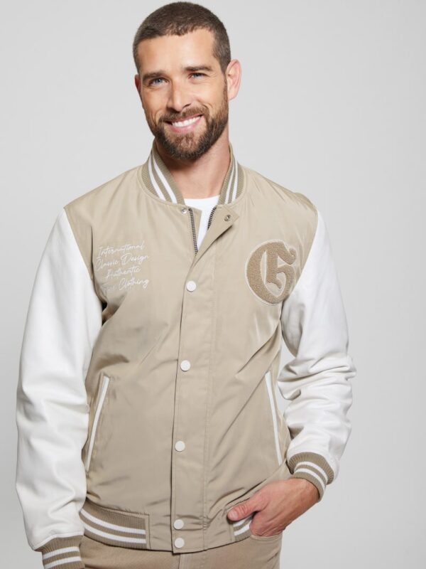 color block varsity jacket
