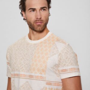 rio patchwork crewneck tee