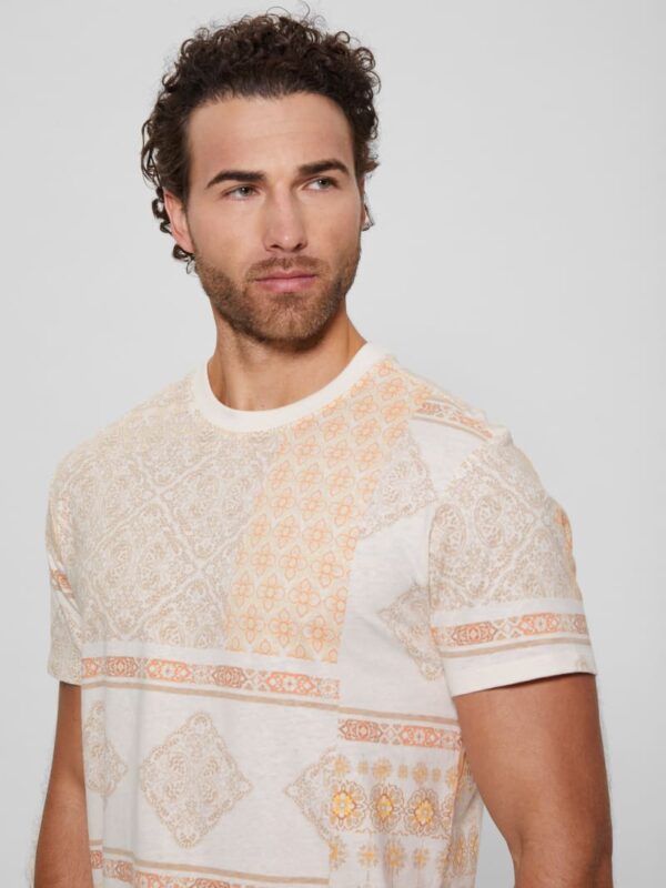 rio patchwork crewneck tee