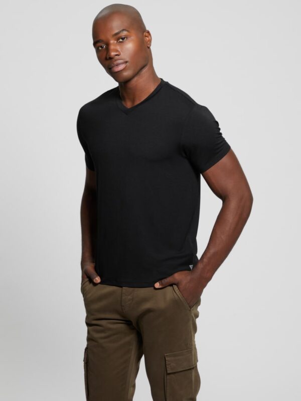heavy jersey v neck tee