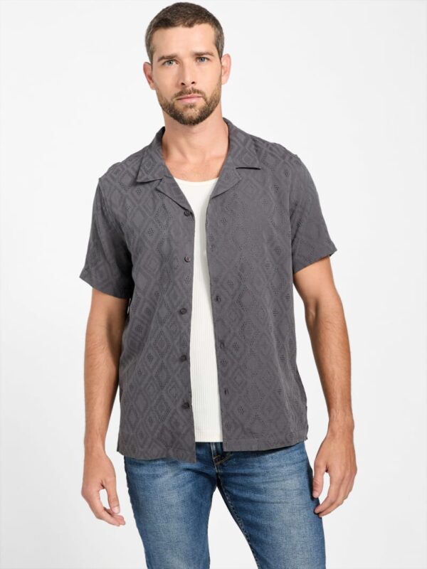 eco diamond jacquard shirt