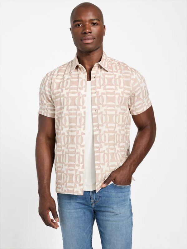 kendrick geo jacquard shirt