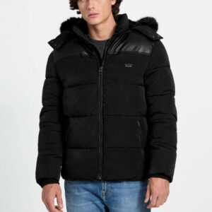 hooded puffer jacket