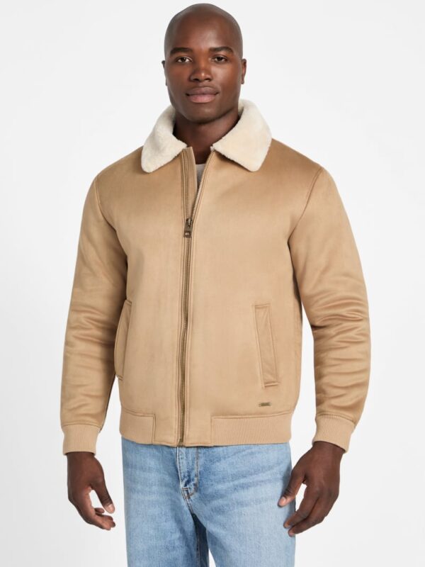 eco soft shearling jacket
