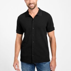 eco aaron textured shirt