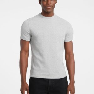 slim variegated rib tee