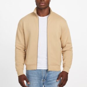 eco 1981 label mock neck jacket