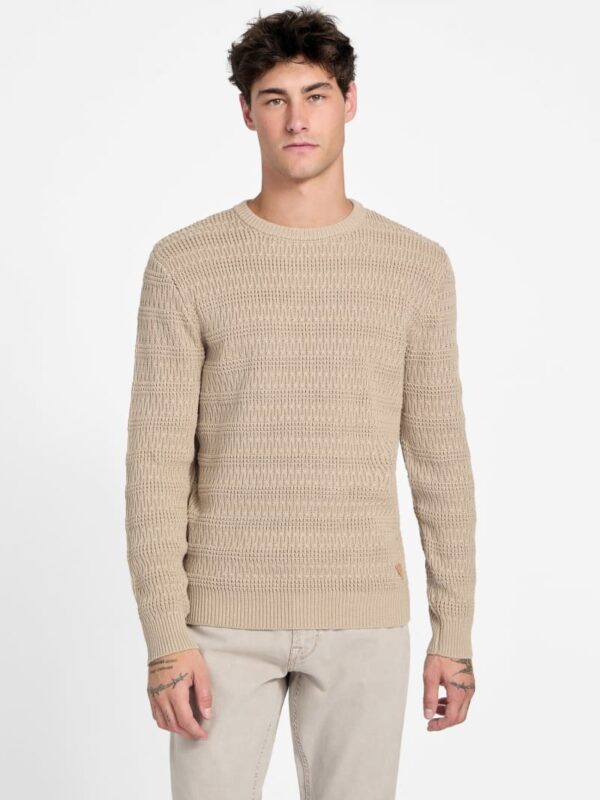 eco jeff stitched sweater