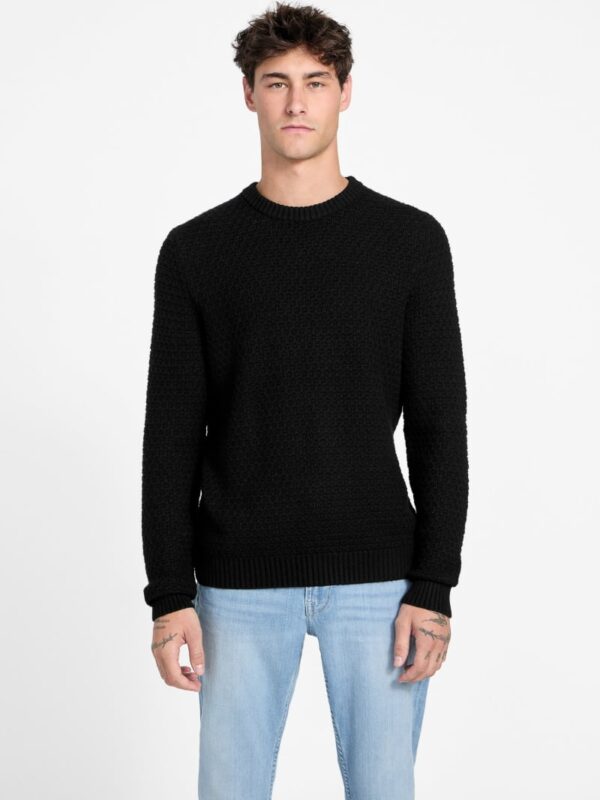 eco arlo open stitch sweater