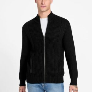 eco ryder waffle knit cardigan