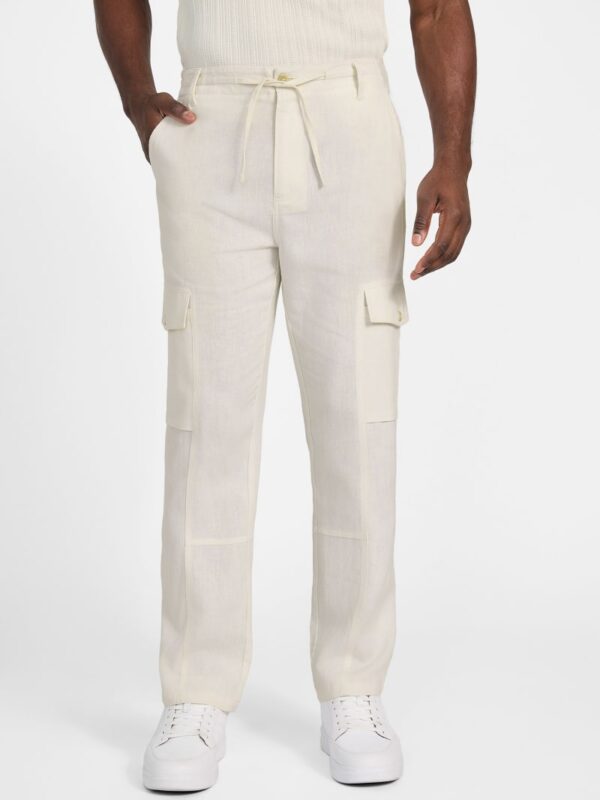 eco fletcher linen cargo pants