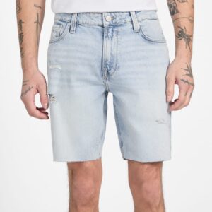 eco wyatt distressed denim shorts