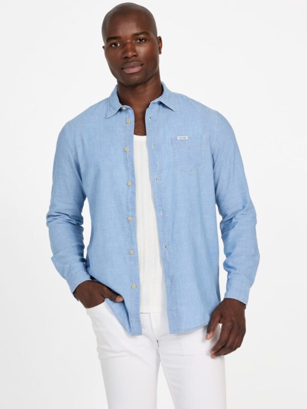 ronnie denim pocket shirt