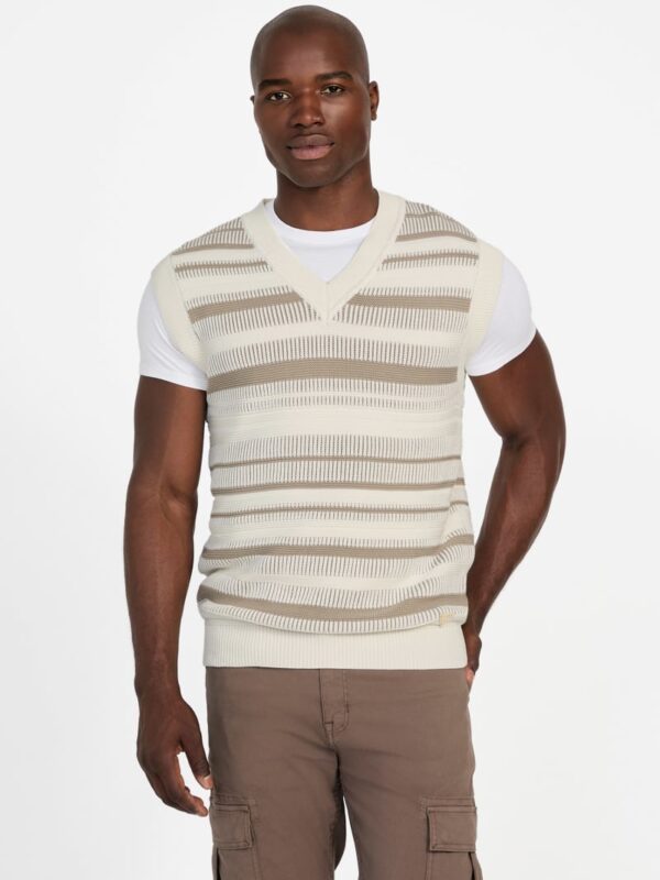 eco giffard striped sweater vest
