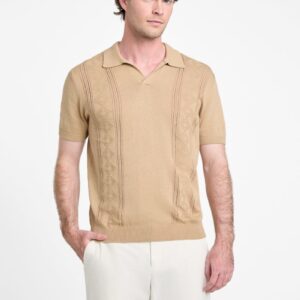 rib pointelle bryant polo