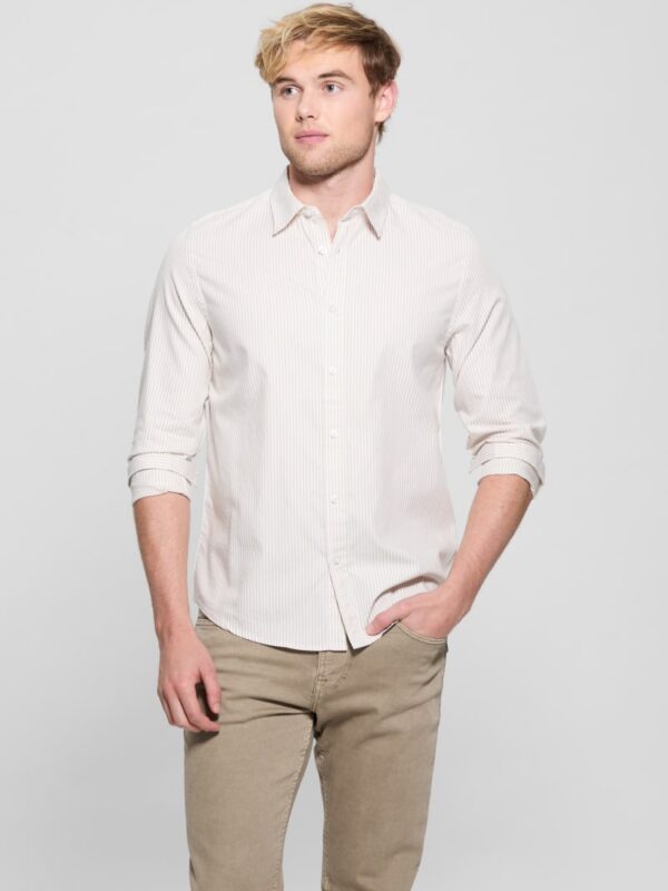 oxford striped shirt
