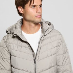 eco hooded puffer jacket
