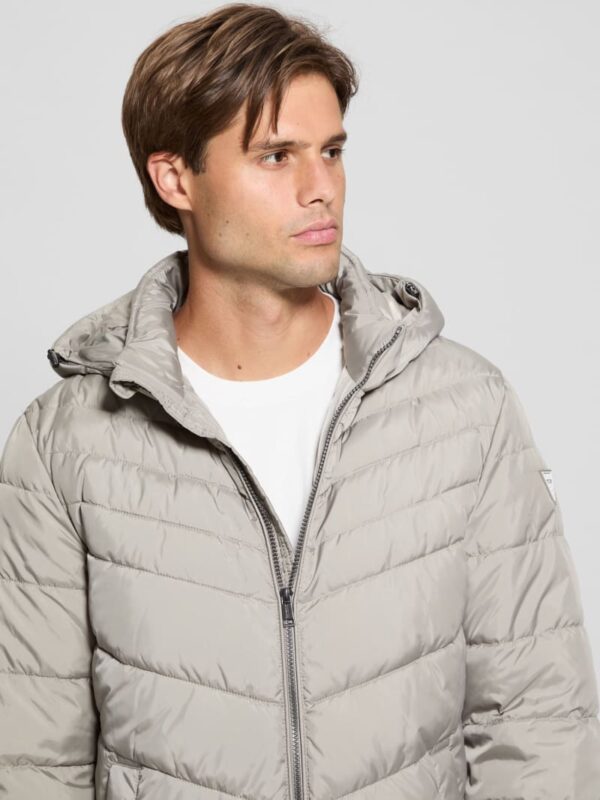 eco hooded puffer jacket