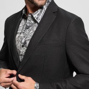 shimmer twill blazer